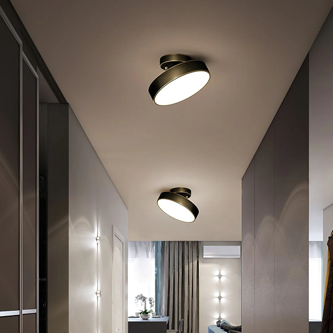 Meridian Rotatable LED Ceiling Light - Image 20