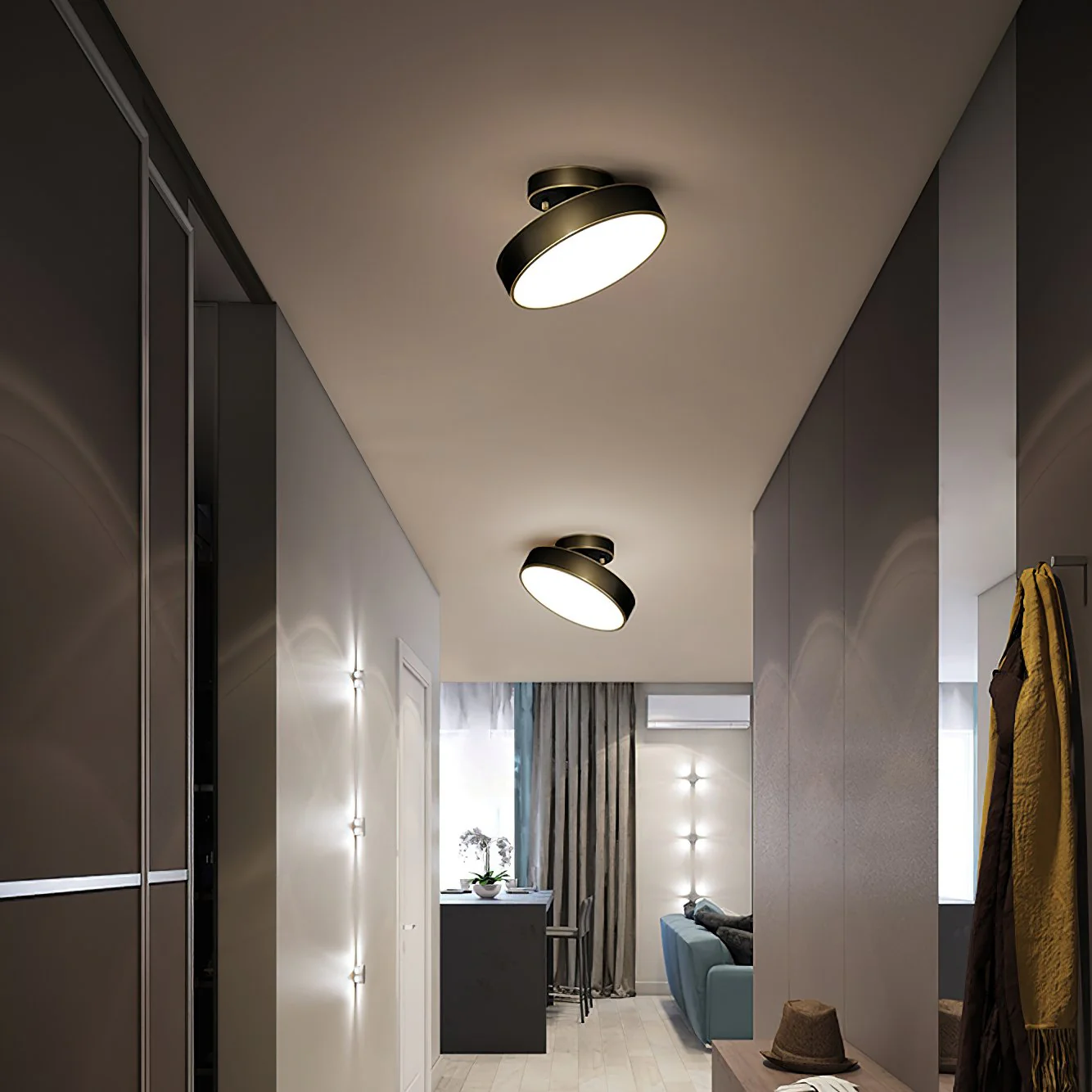 Meridian Rotatable LED Ceiling Light - Image 6
