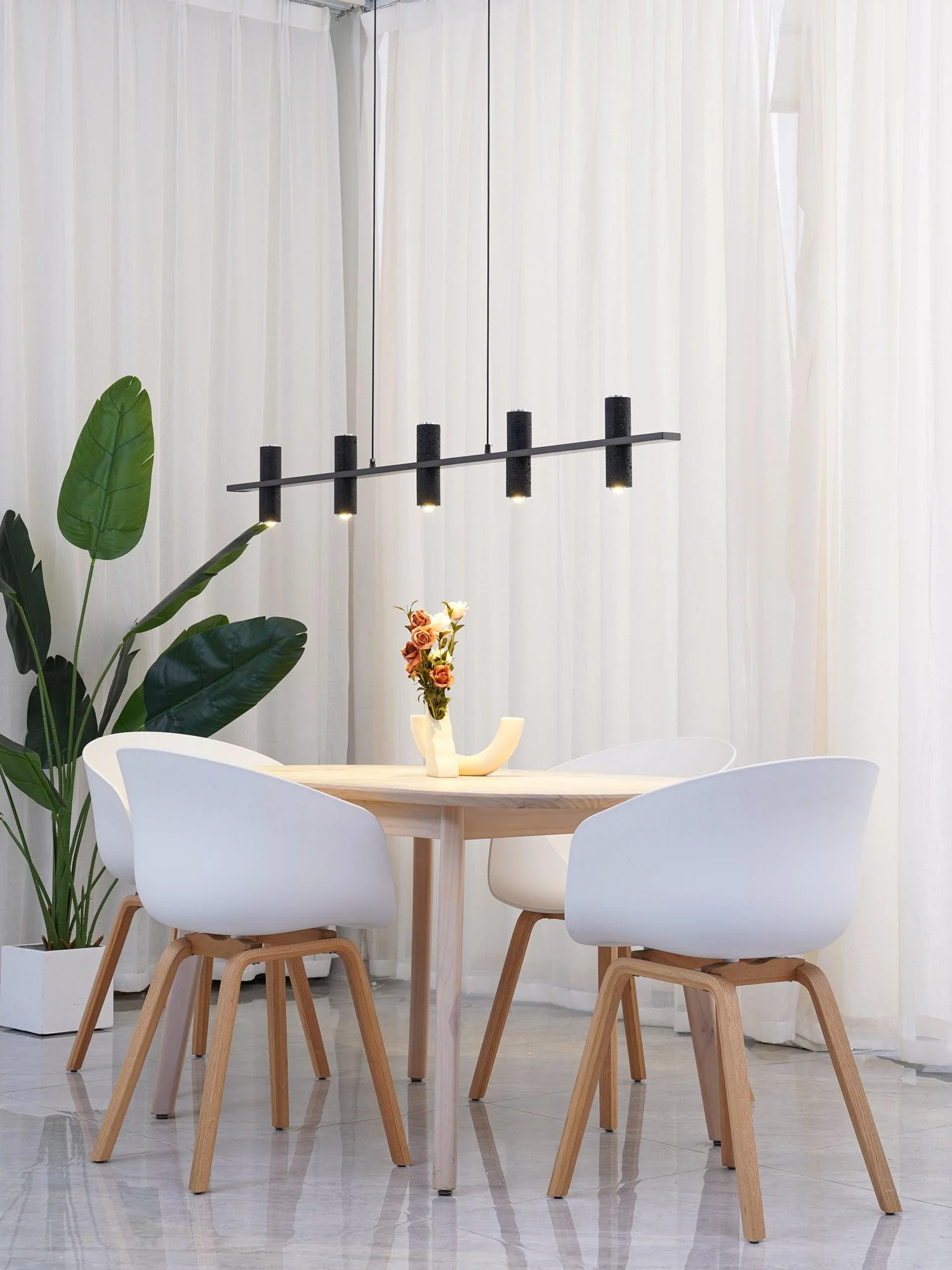 Travertine Parallel Chandelier - Image 8