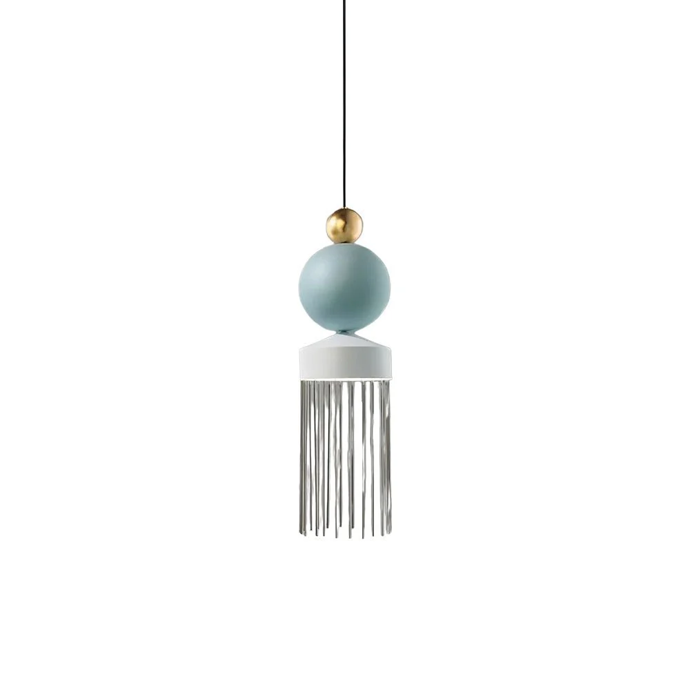 Metal Glass Pendant Light - Image 14