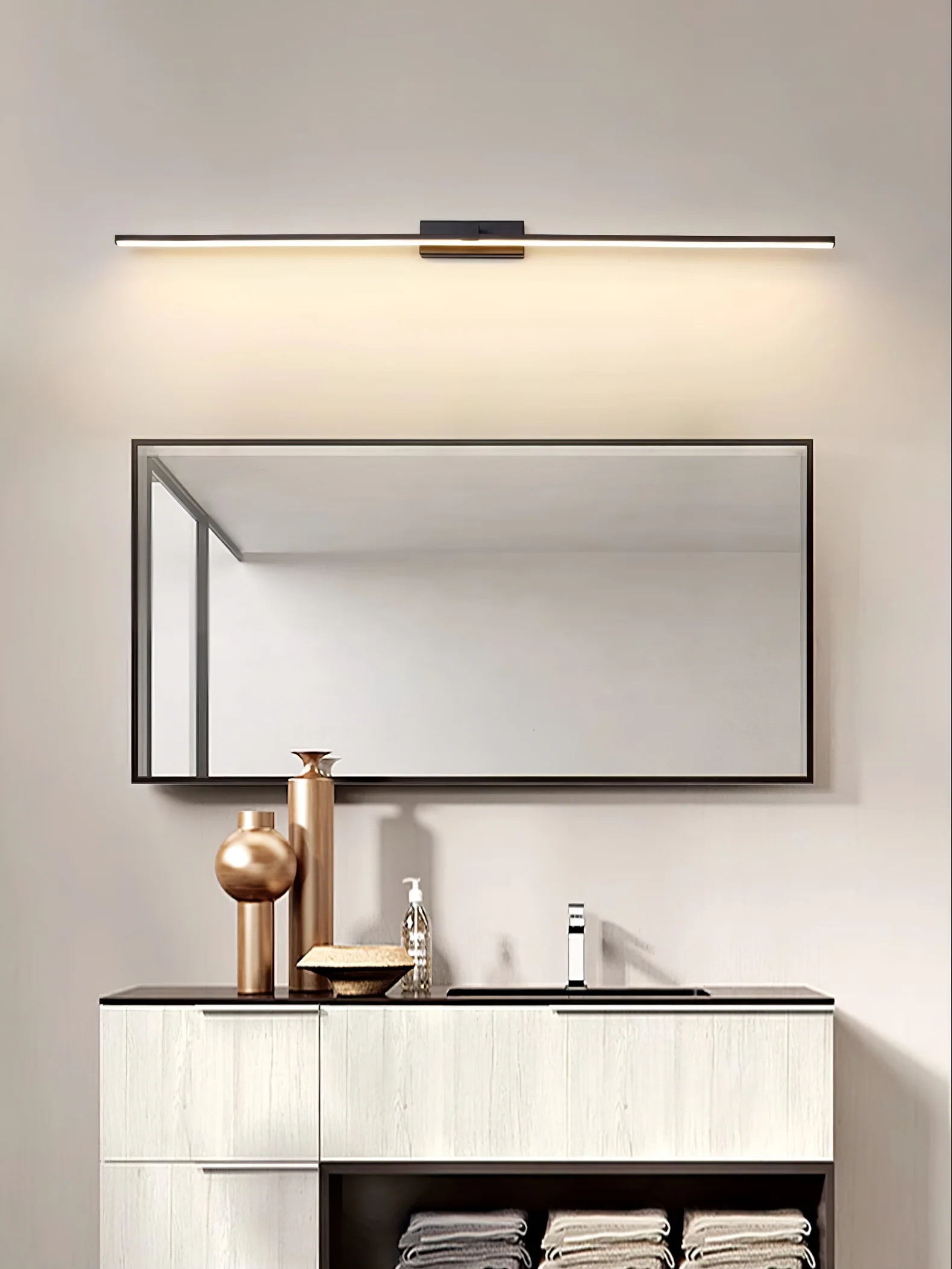 Metal Linear Mirror Wall Light - Image 23