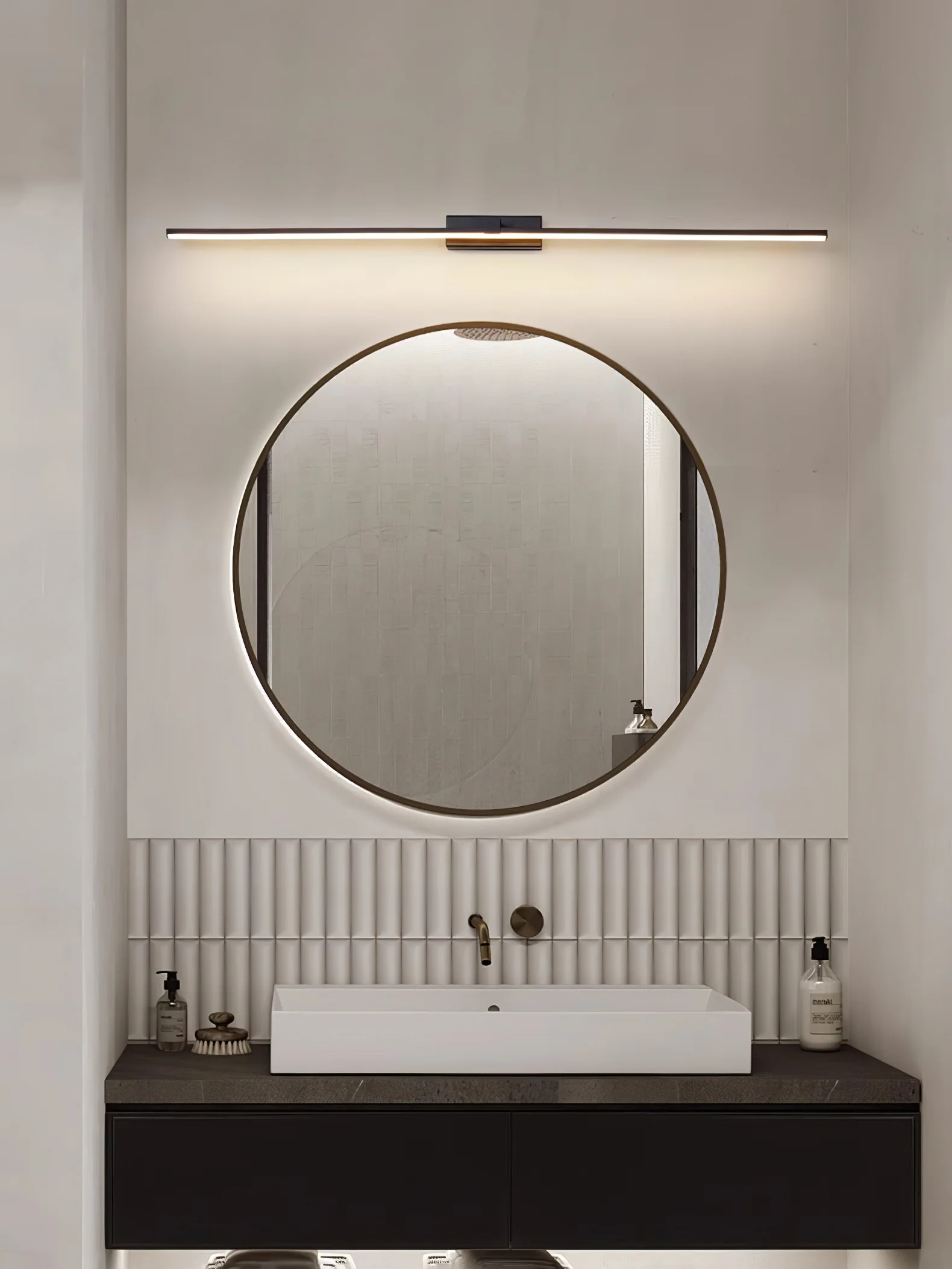 Metal Linear Mirror Wall Light - Image 25
