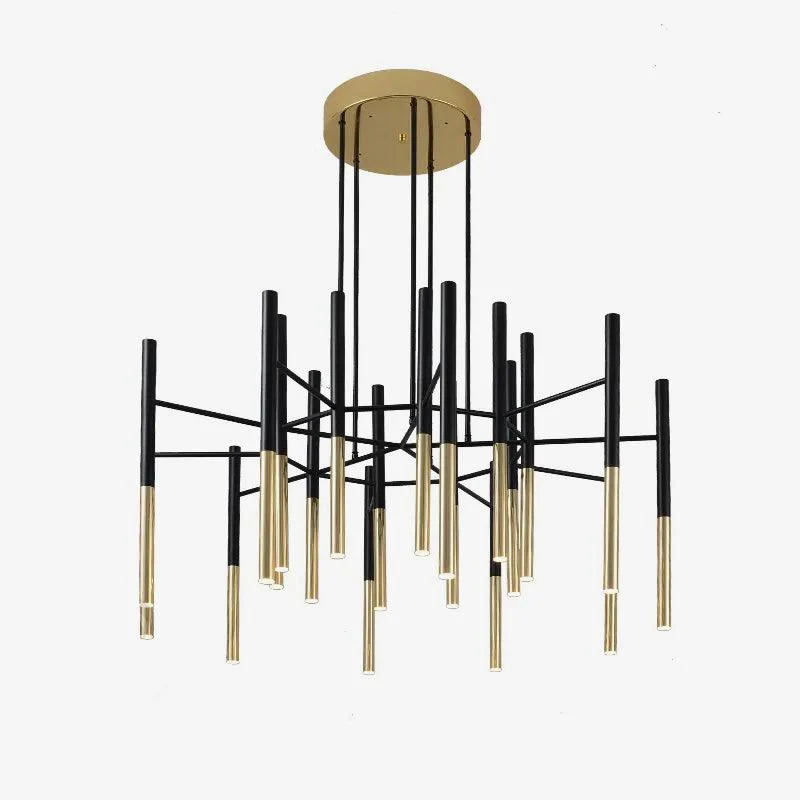 Metal Tubular Chandelier - Image 12