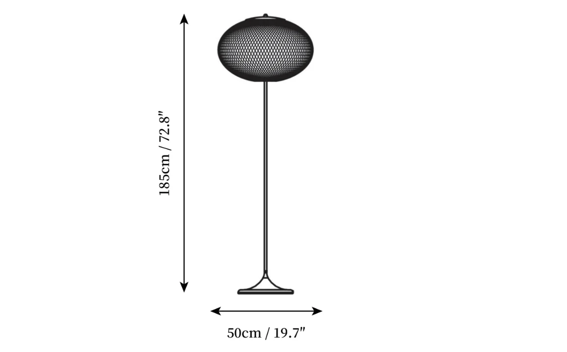 Metallic Meshwork Floor Lamp - Image 21