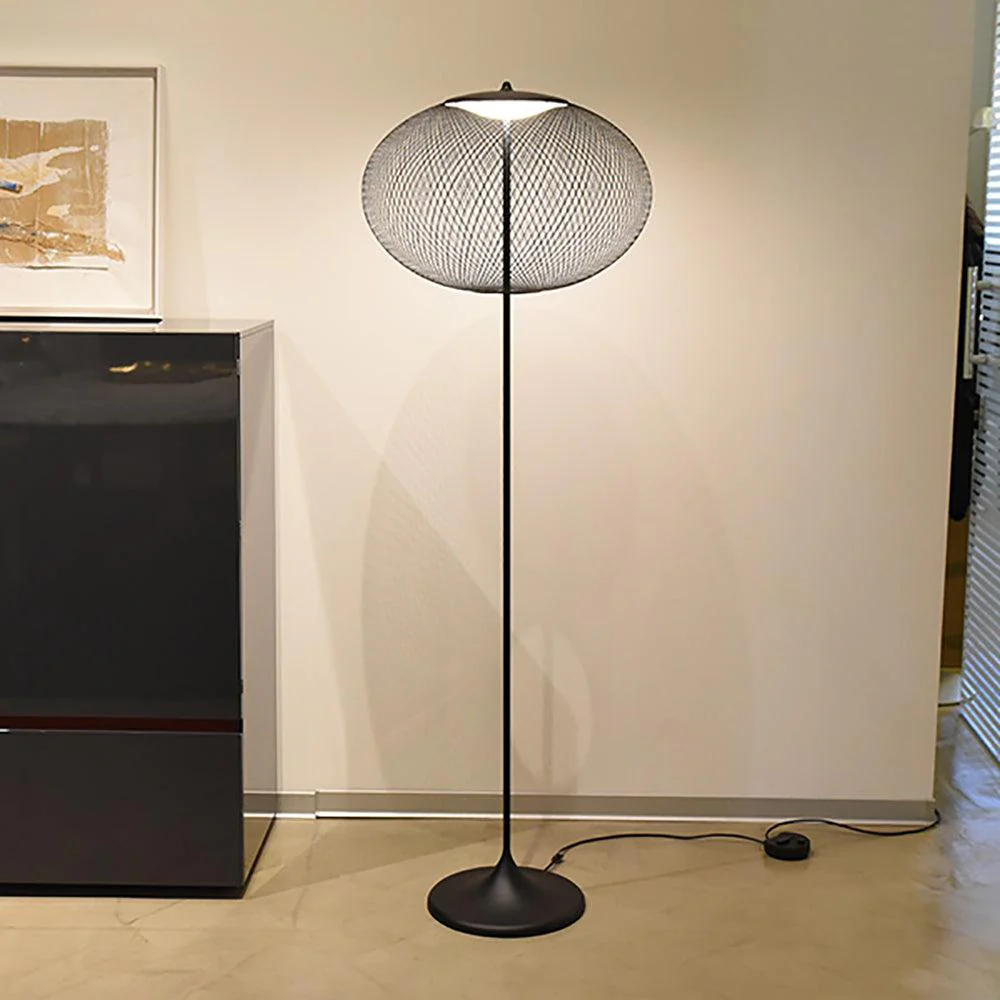 Metallic Meshwork Floor Lamp - Image 3