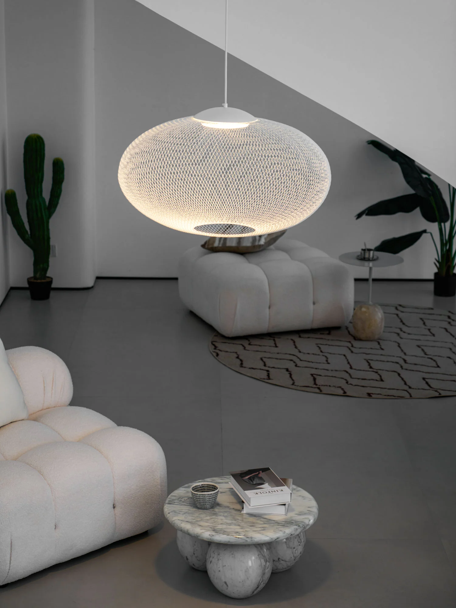 Metallic Meshwork Pendant Lamp - Image 7
