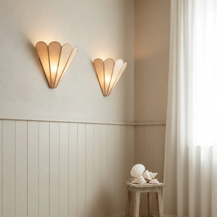 Mica Shell Petal Wall Lamp - Image 10