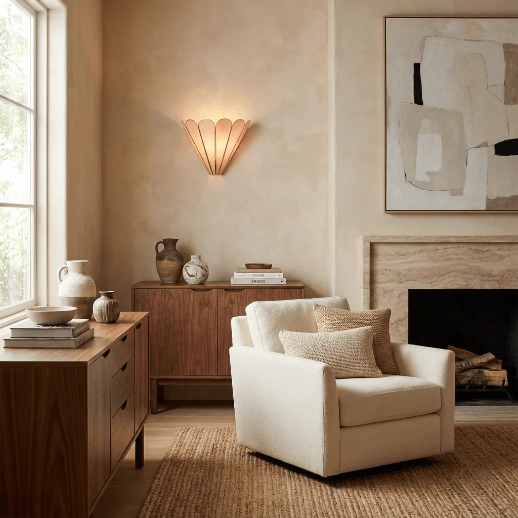 Mica Shell Petal Wall Lamp - Image 15