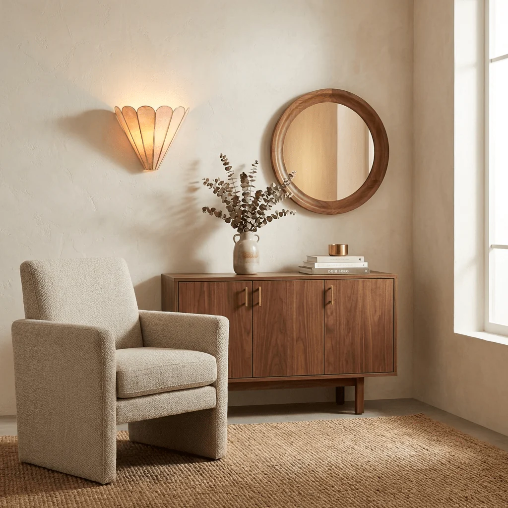 Mica Shell Petal Wall Lamp - Image 16