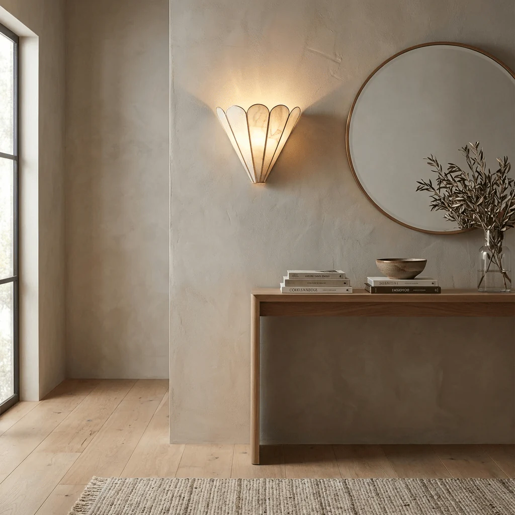 Mica Shell Petal Wall Lamp - Image 17