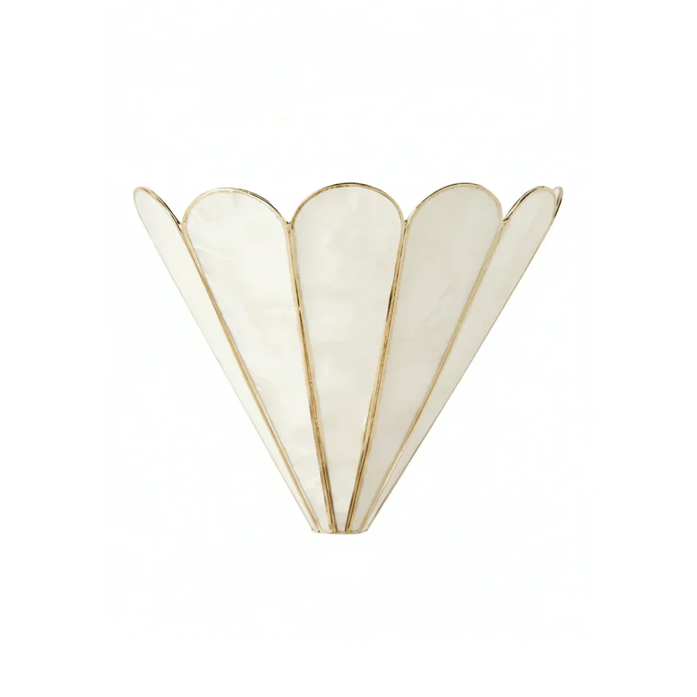 Mica Shell Petal Wall Lamp - Image 8
