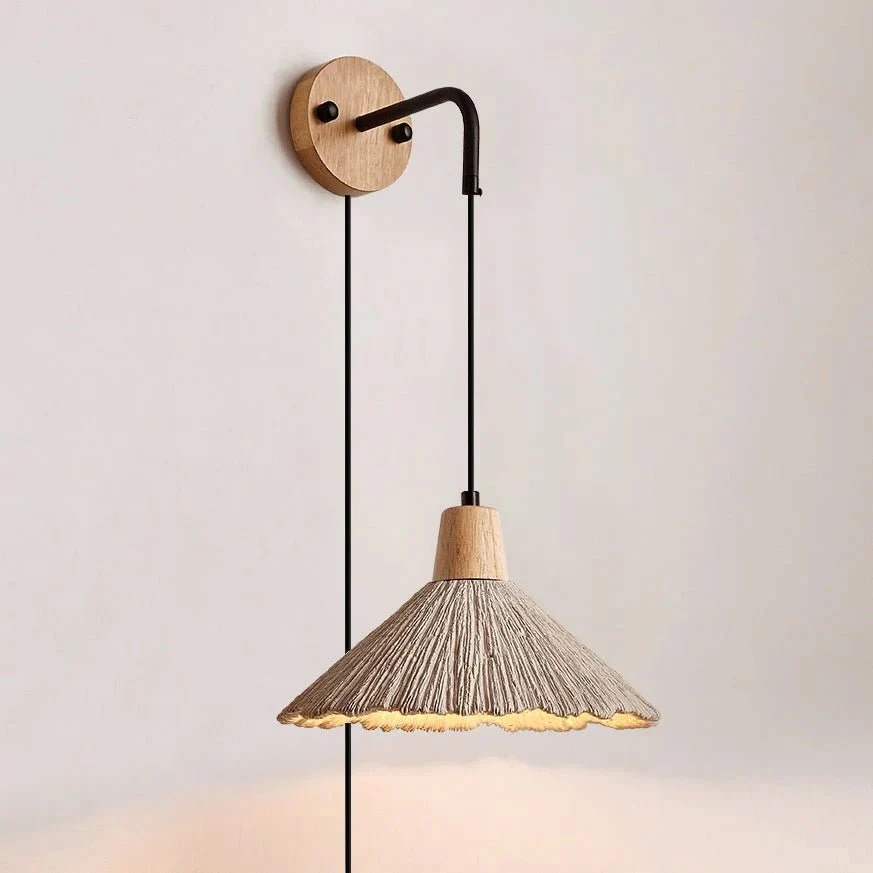 Microcement Plug-in Wall Lamp - Image 10