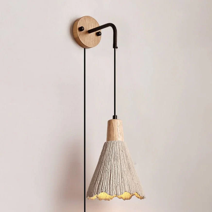 Microcement Plug-in Wall Lamp - Image 11