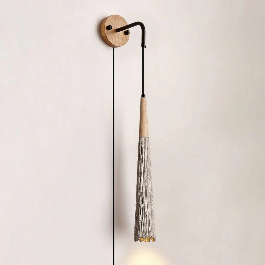 Microcement Plug-in Wall Lamp - Image 13