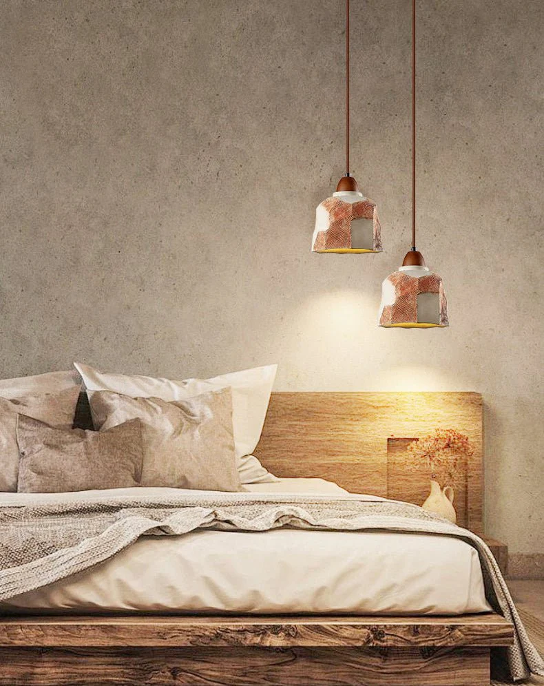 Microcement Textured Pendant Light - Image 11