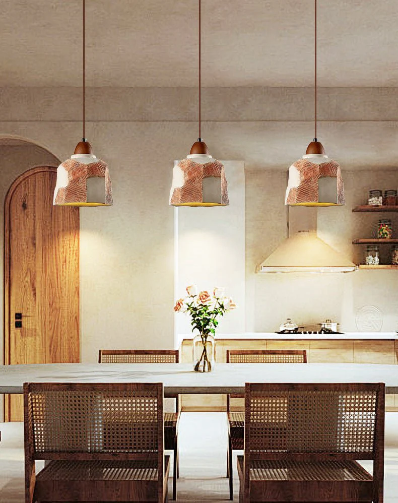 Microcement Textured Pendant Light - Image 12