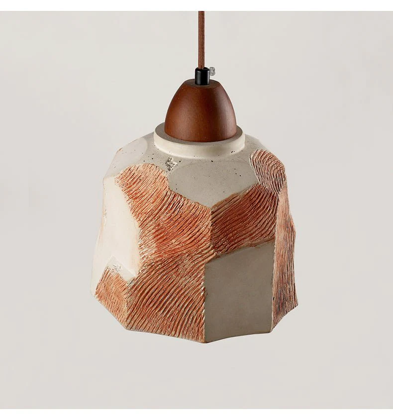 Microcement Textured Pendant Light - Image 14