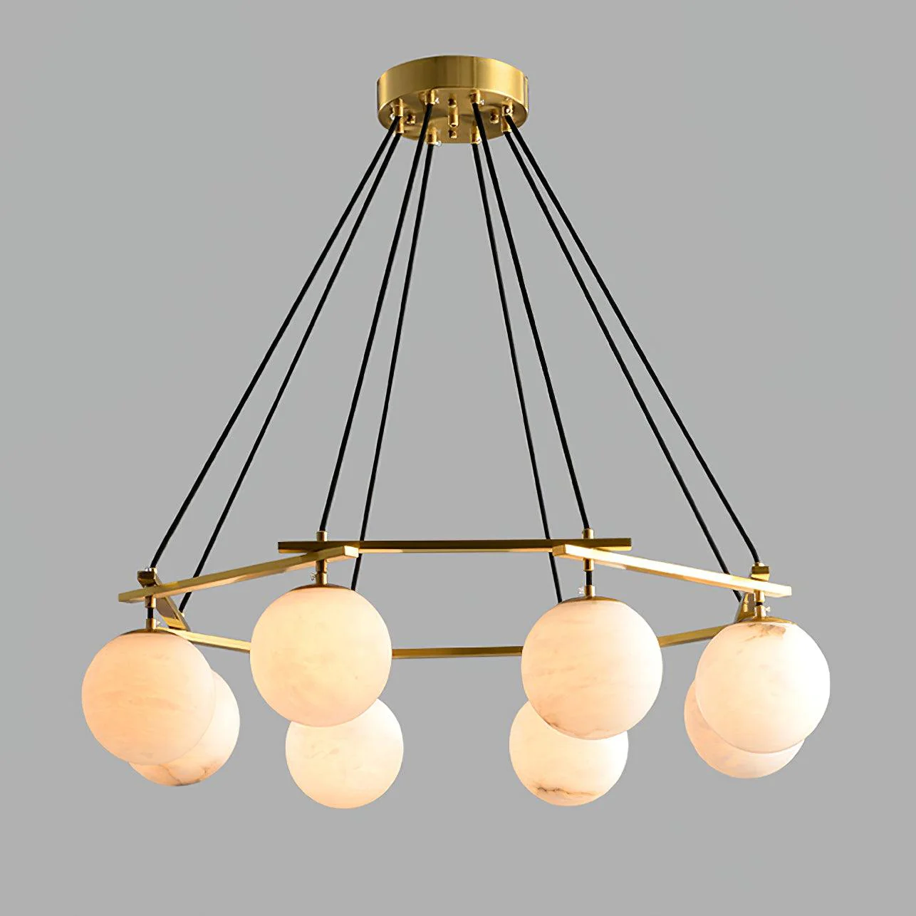 Miira Alabaster Chandelier - Image 2