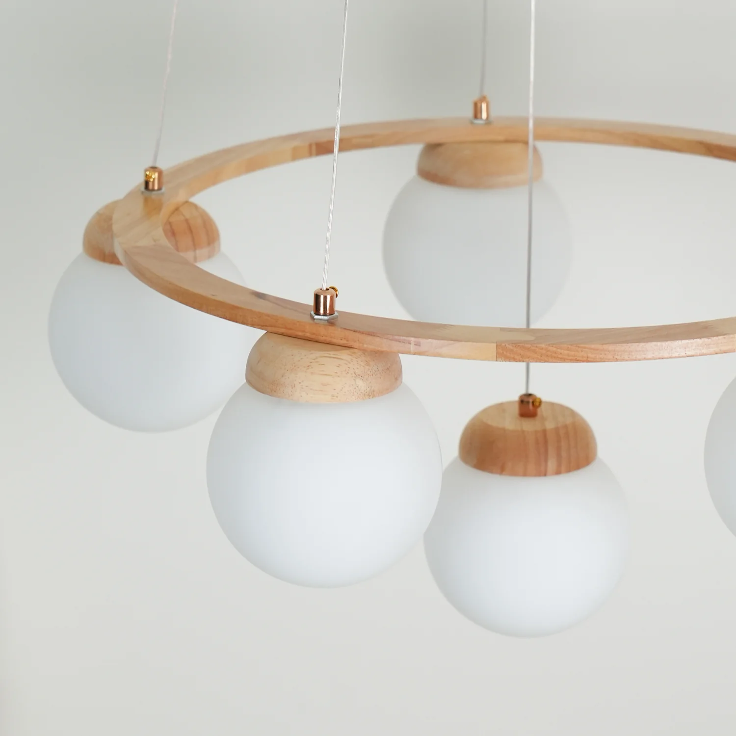 Miira Wood Chandelier - Image 4