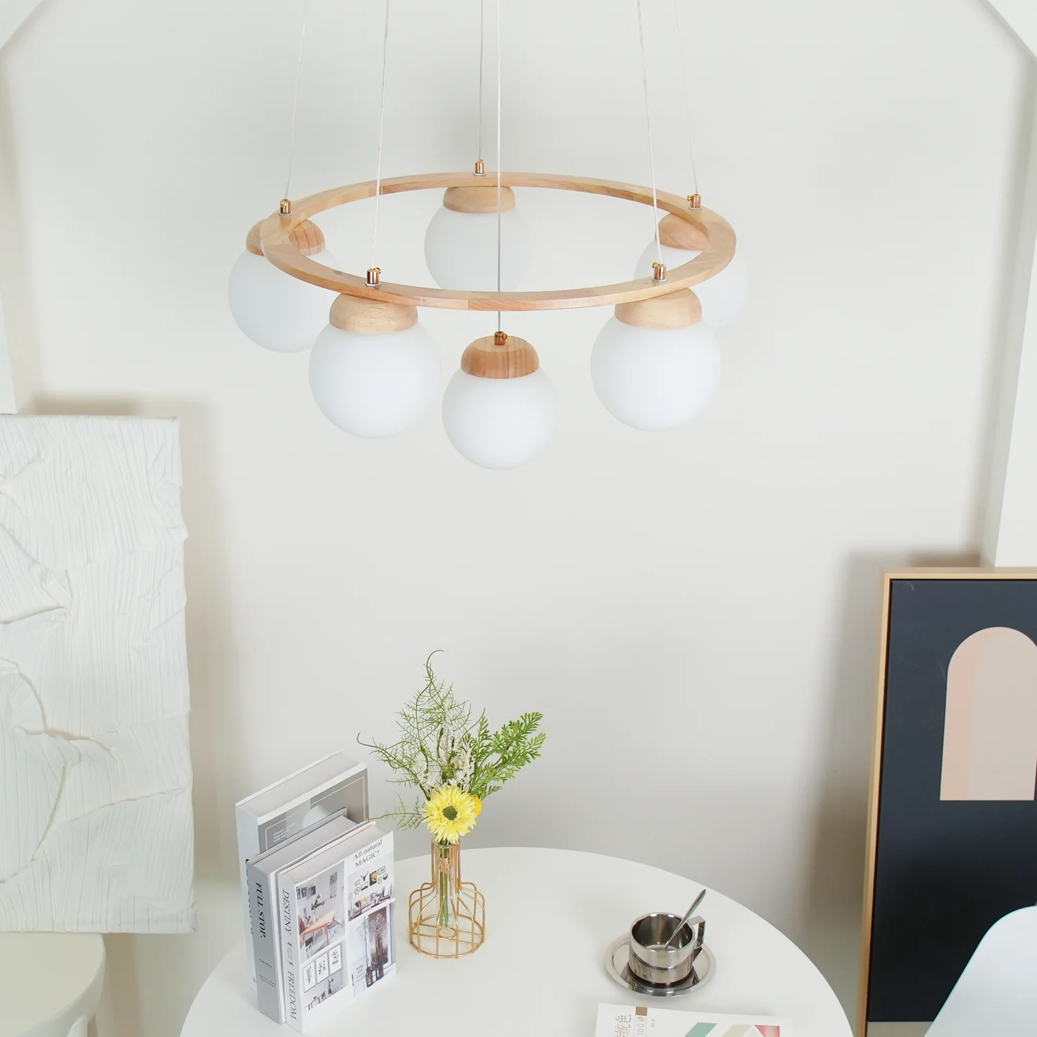 Miira Wood Chandelier - Image 6