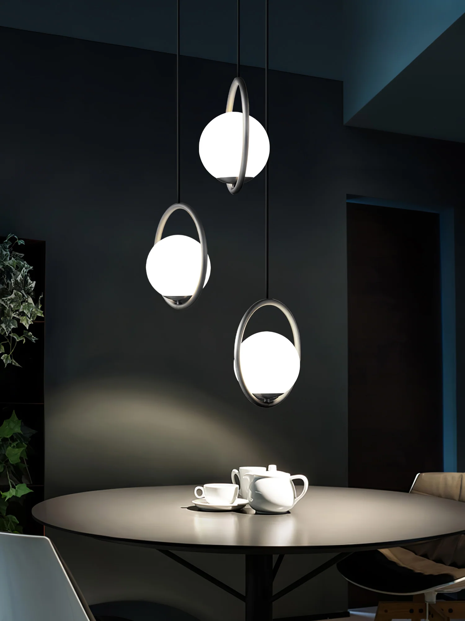 Mila Brass Pendant Swag Light - Image 28
