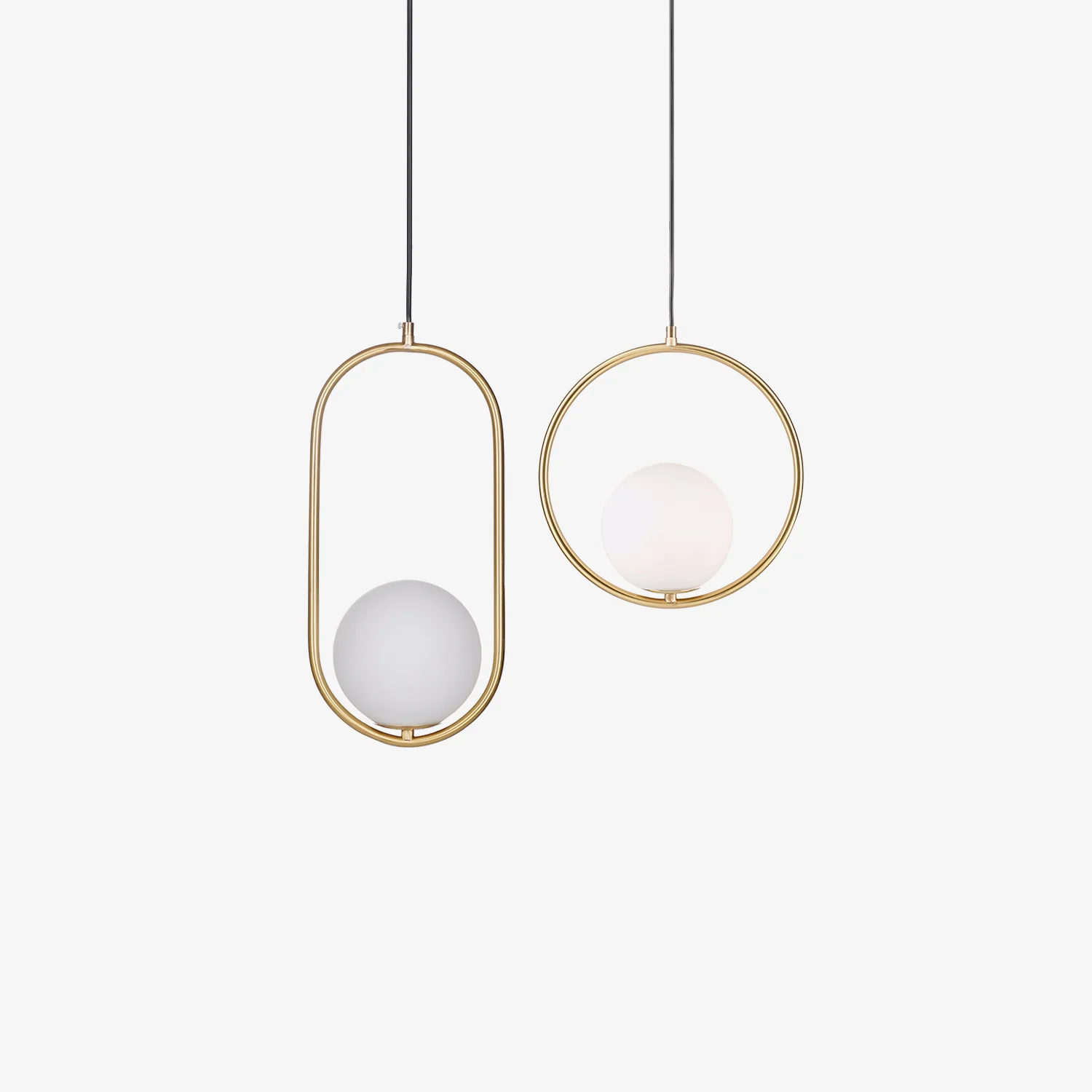 Mila Brass Pendant Swag Light - Image 38