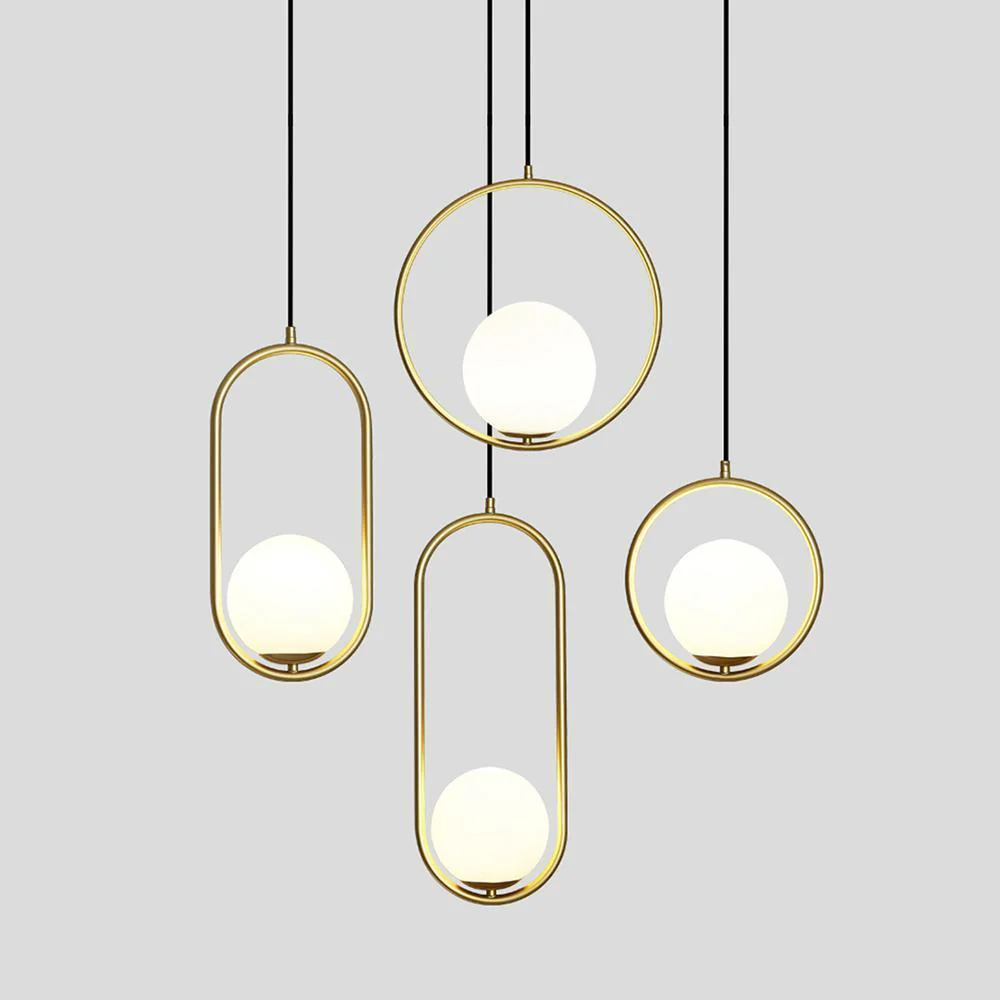 Mila Brass Pendant Swag Light - Image 42