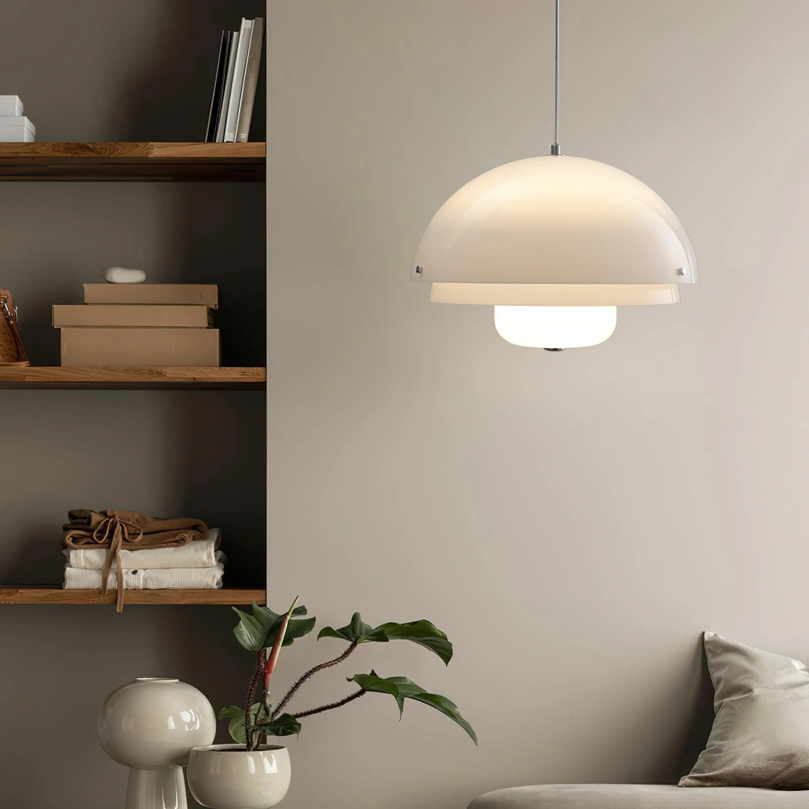 Milk White Layer Pendant Lamp - Image 13