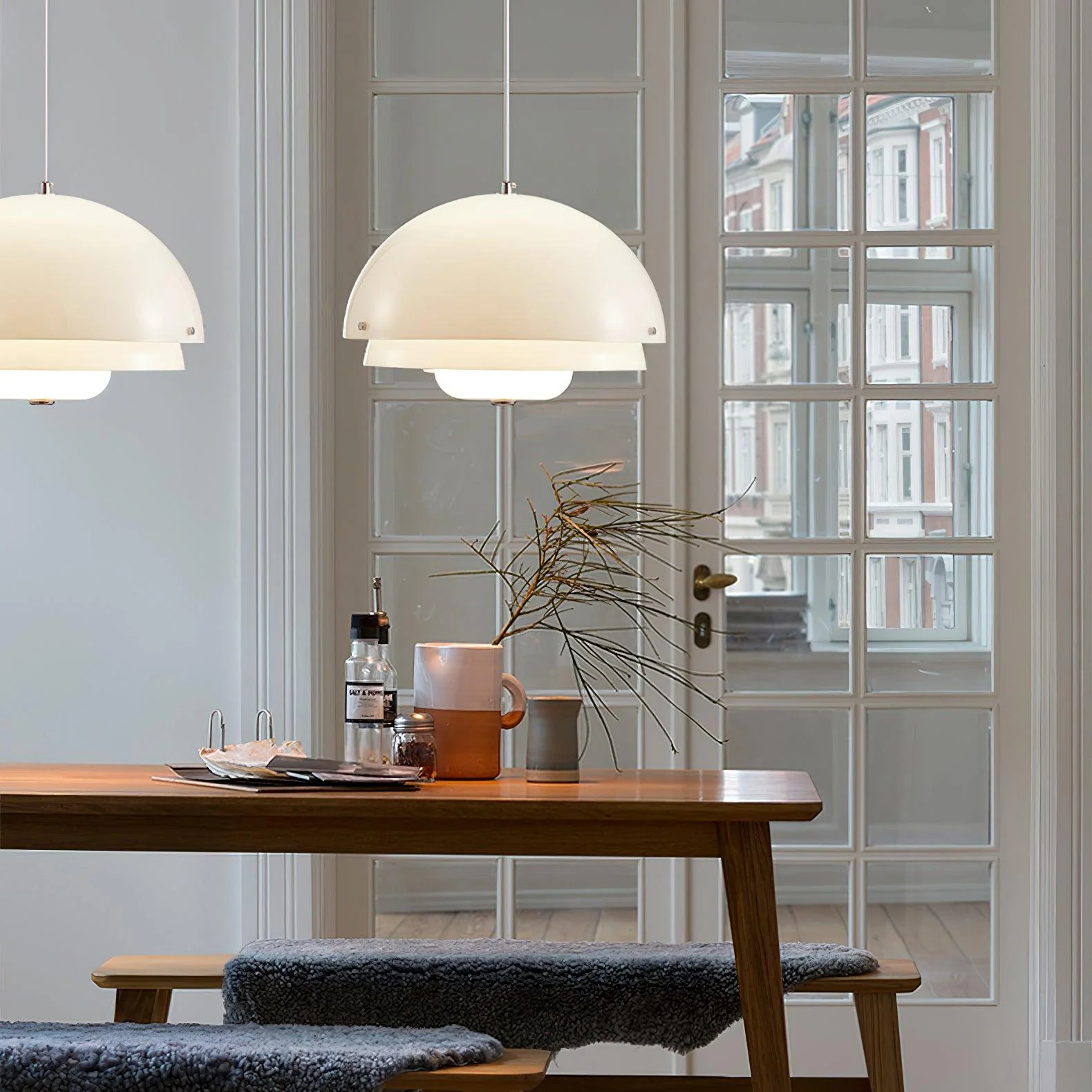 Milk White Layer Pendant Lamp - Image 14