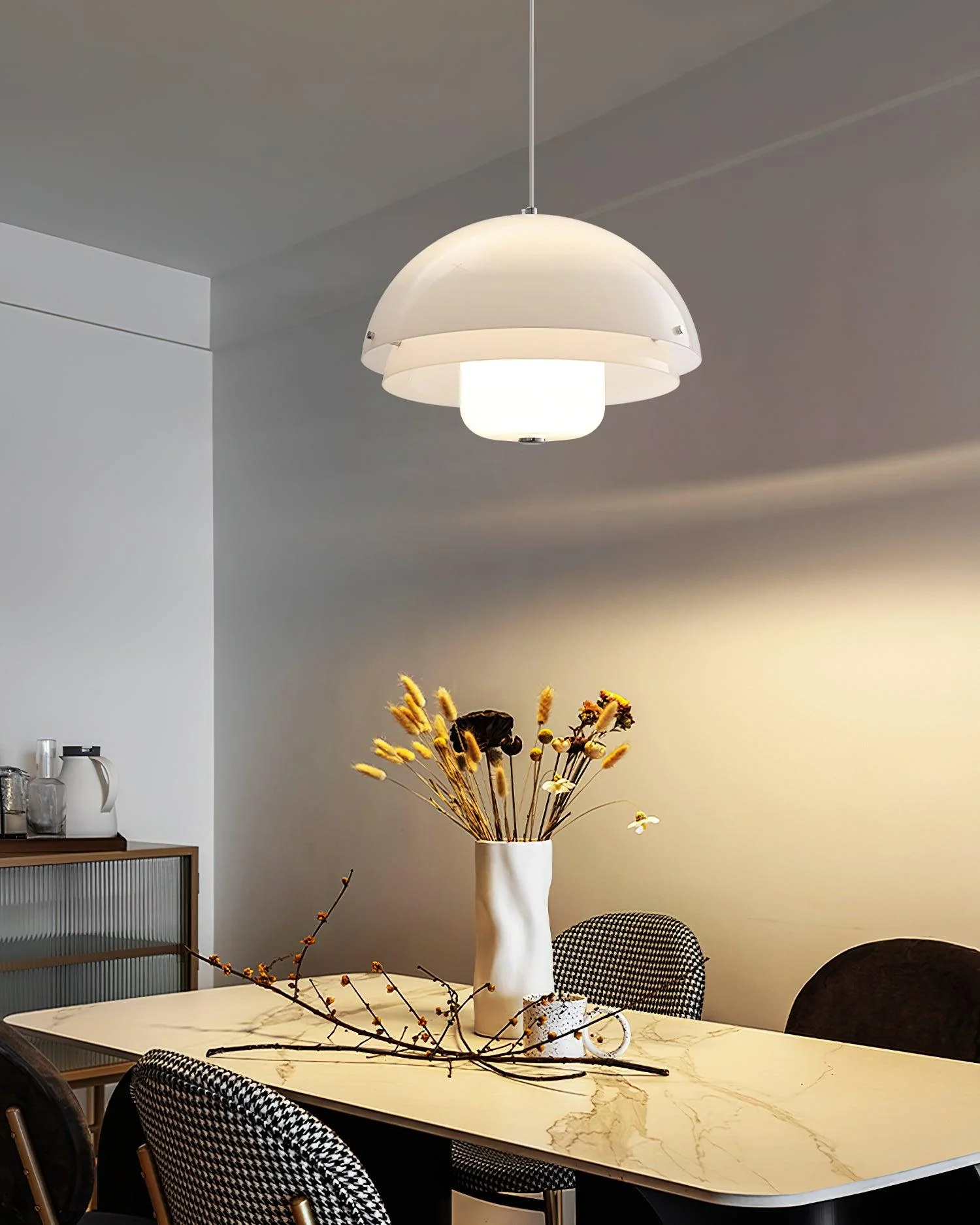 Milk White Layer Pendant Lamp - Image 23