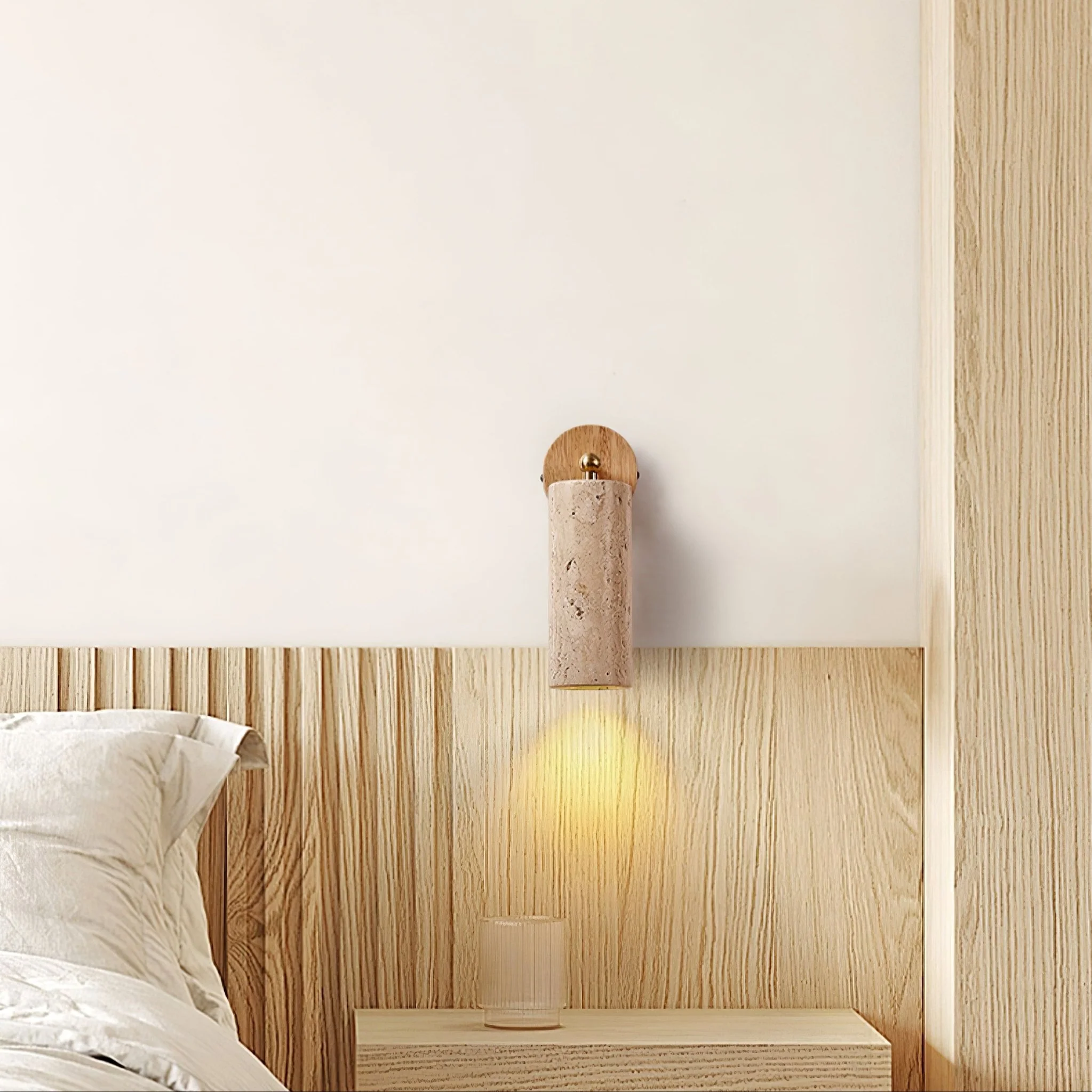 Milo Travertine Wall Spotlight - Image 6