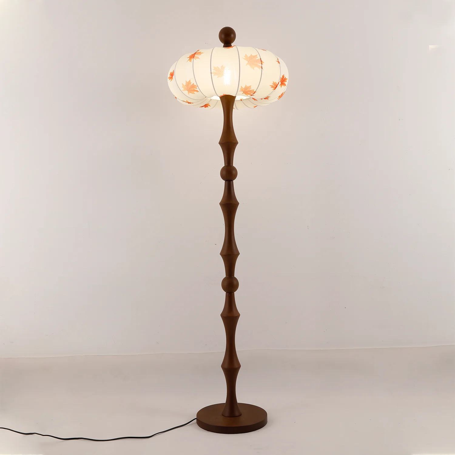 Milo Walnut Floor Lamp - Image 4