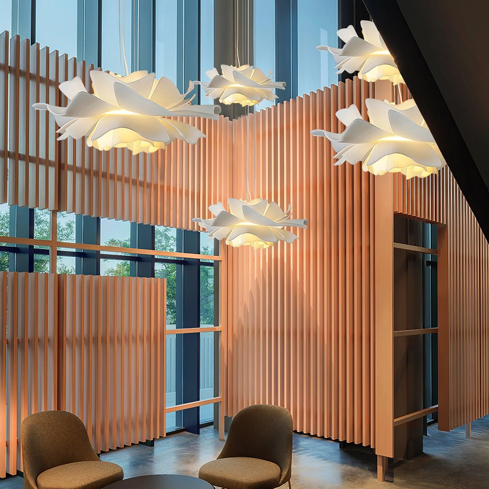 Lotus Flower Pendant Lamp - Image 36
