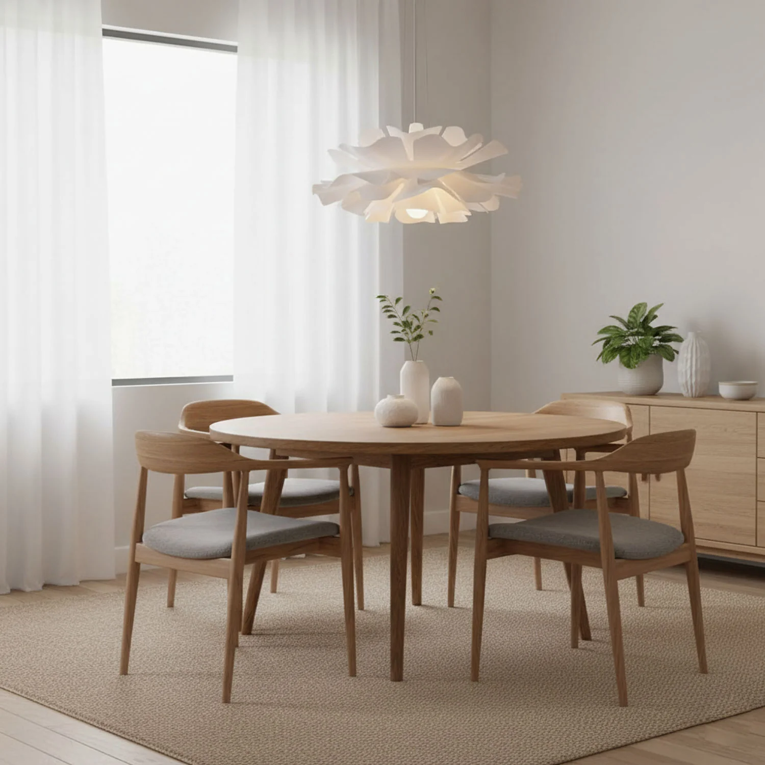 Lotus Flower Pendant Lamp - Image 6