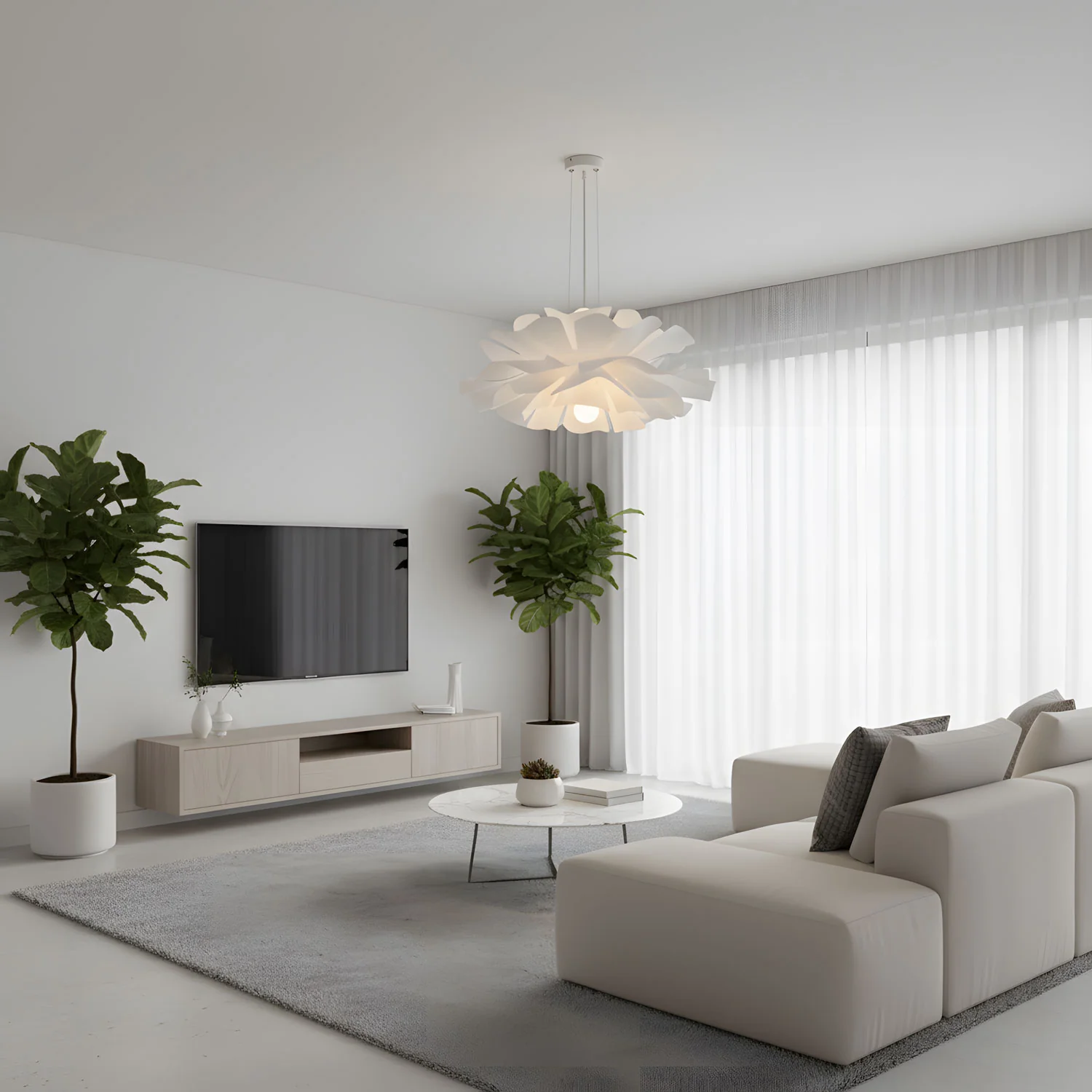 Lotus Flower Pendant Lamp - Image 8