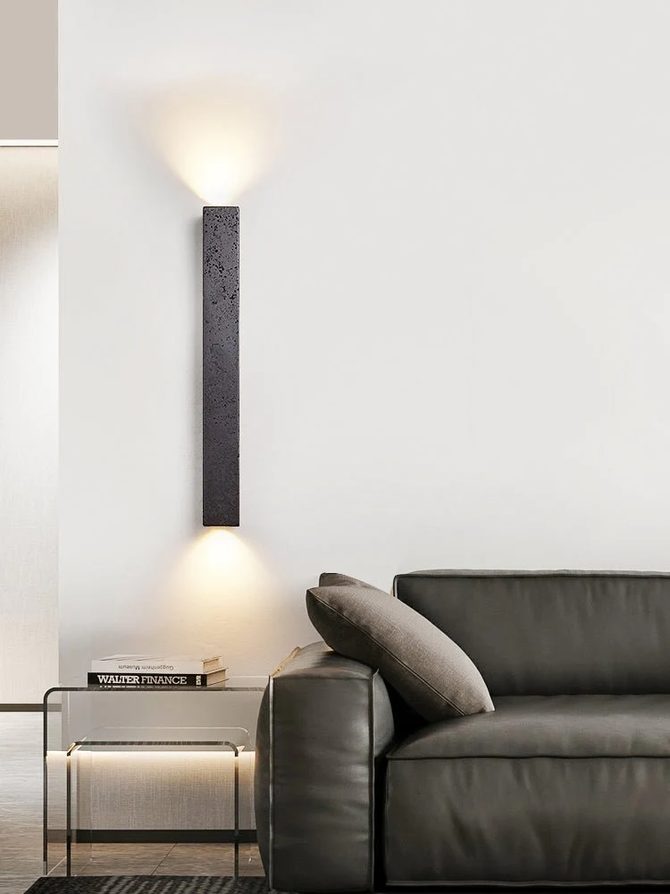Minimalist Stone Finish Wall Lamp - Image 11