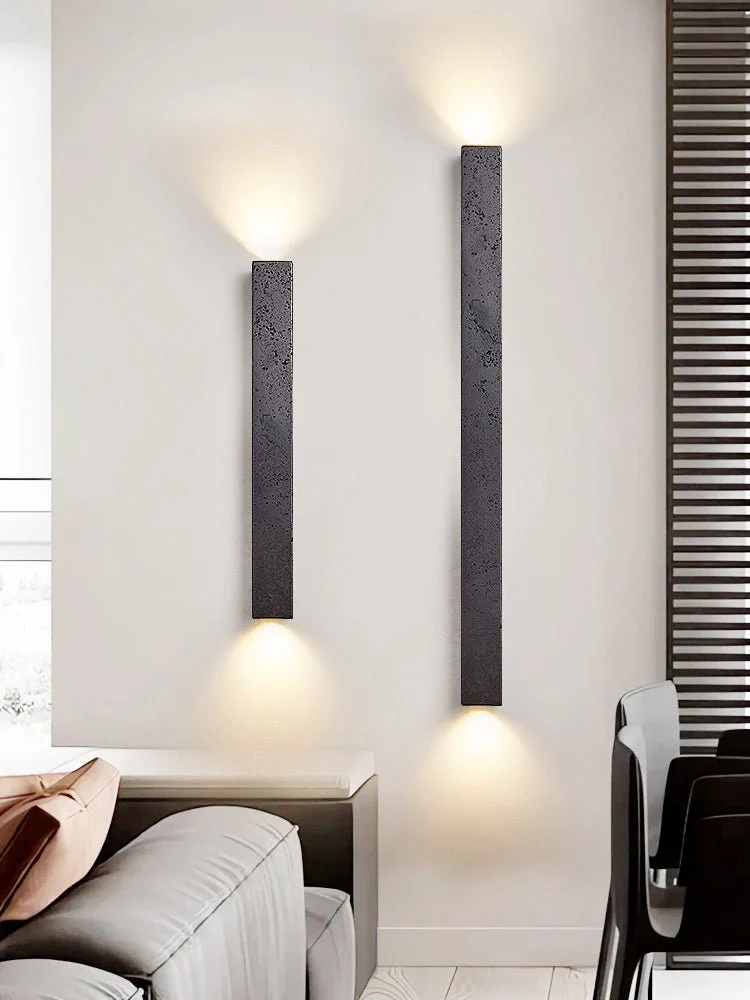 Minimalist Stone Finish Wall Lamp - Image 14