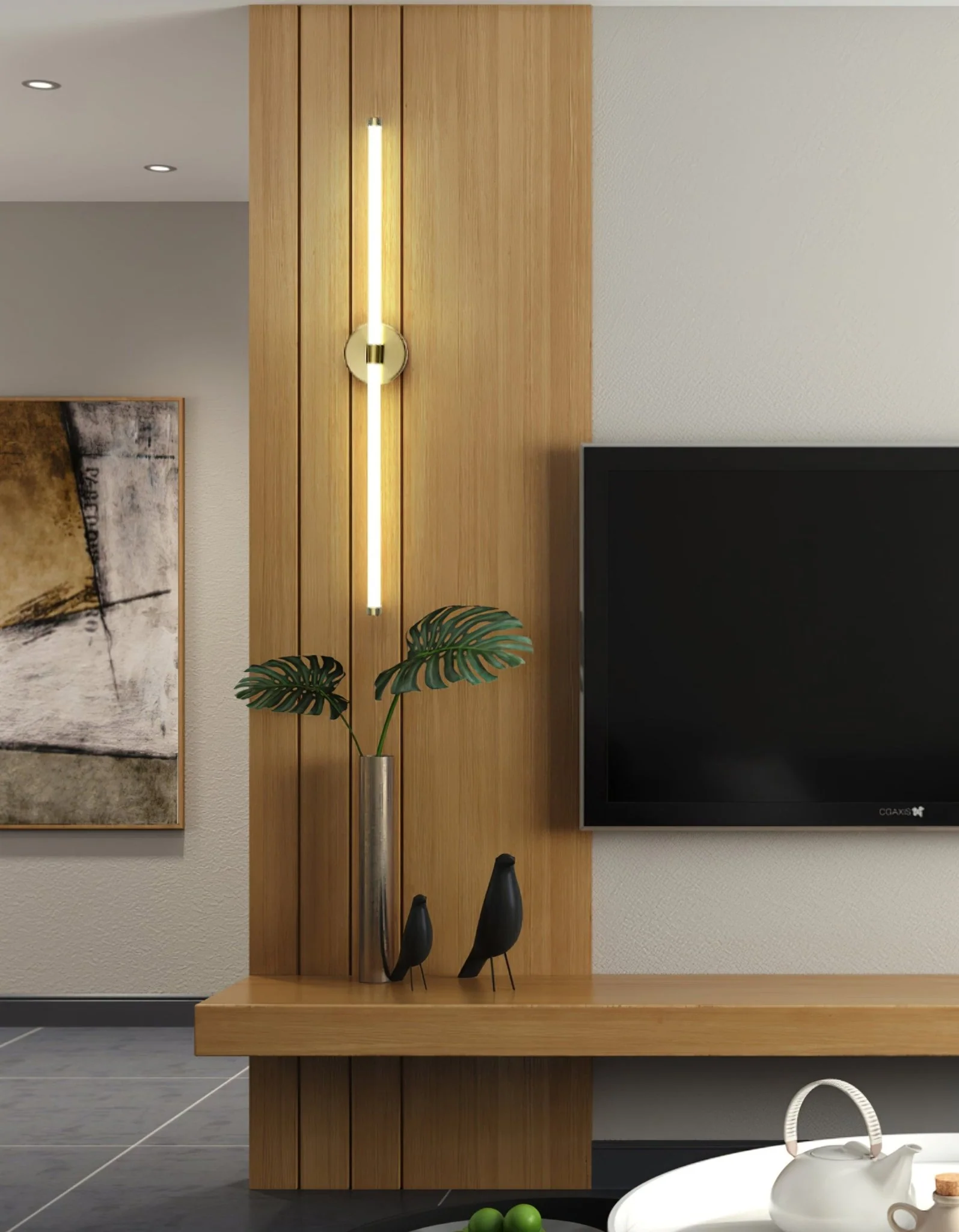 Minimalist Vertical Wall Sconce - Image 29