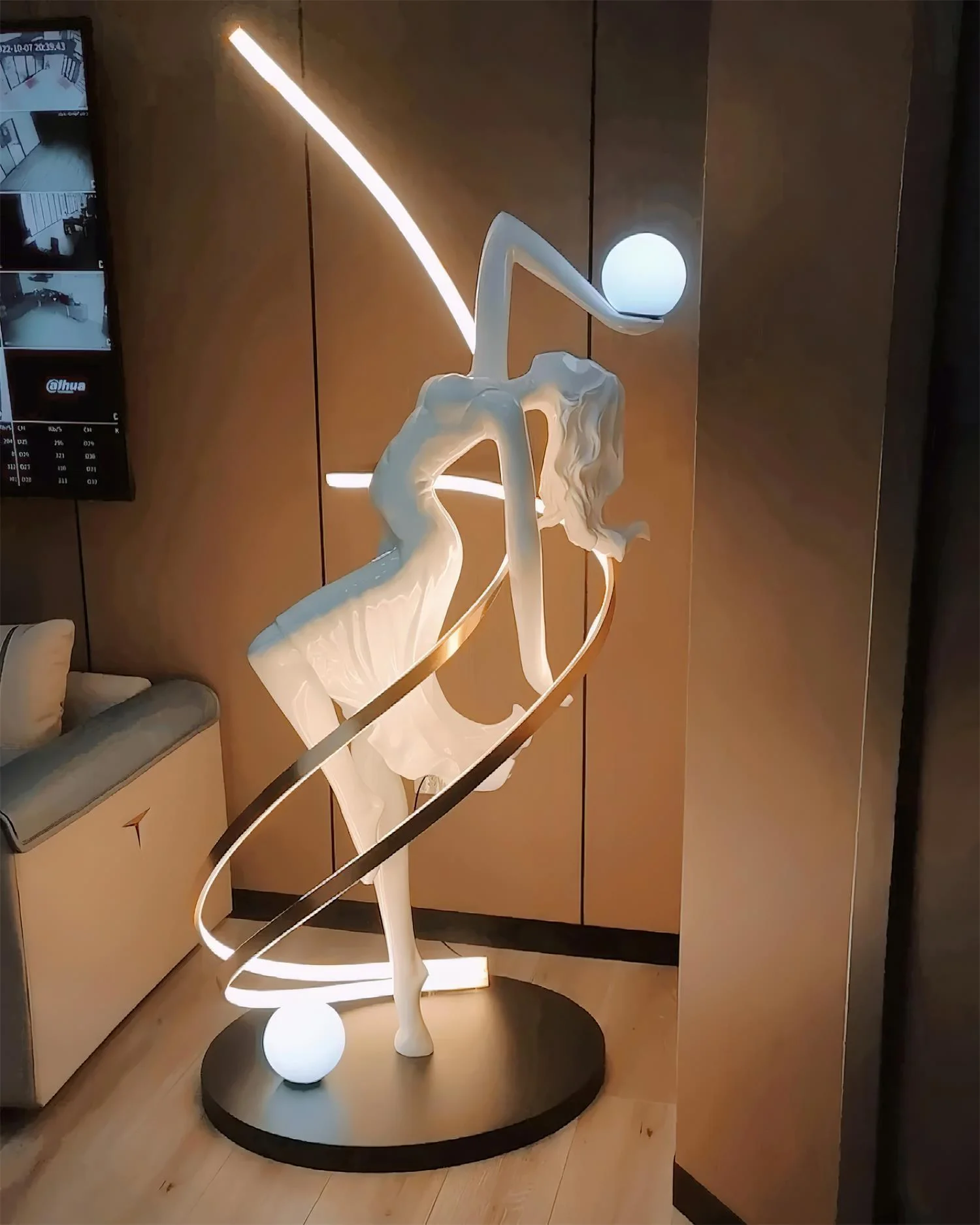 Misha Goddess Statue Floor Lamp - Image 10