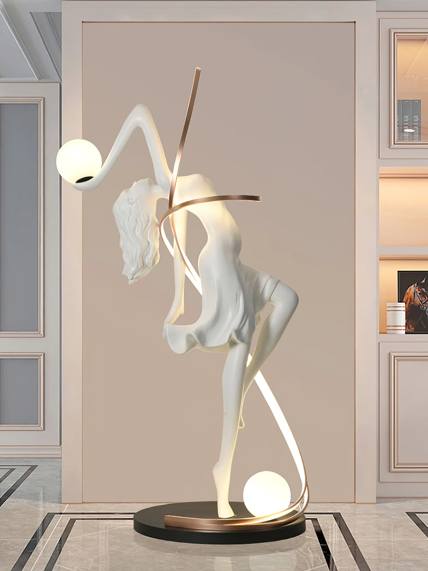 Misha Goddess Statue Floor Lamp - Image 13