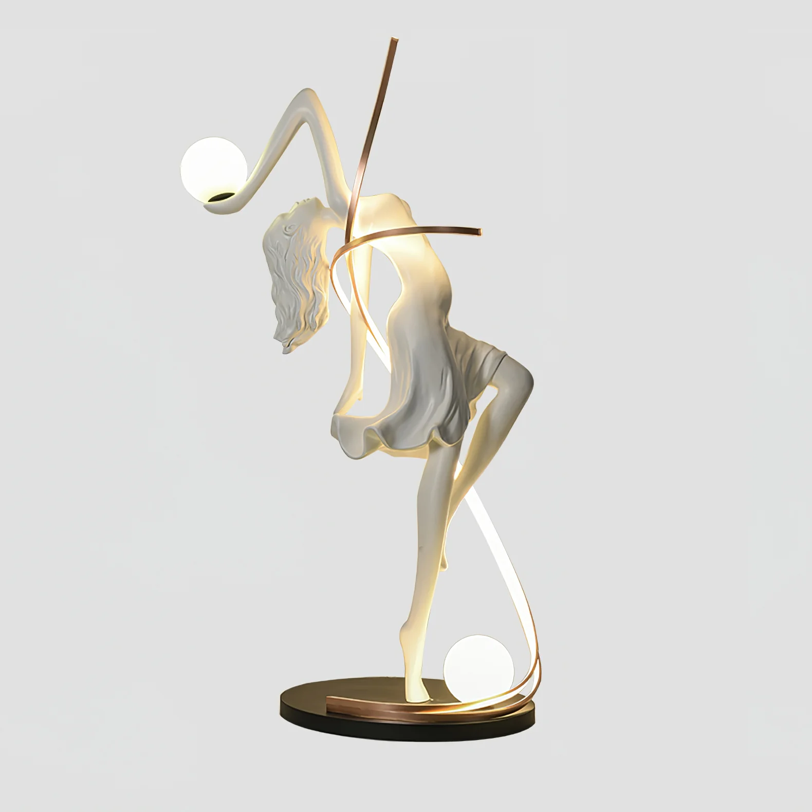 Misha Goddess Statue Floor Lamp - Image 27
