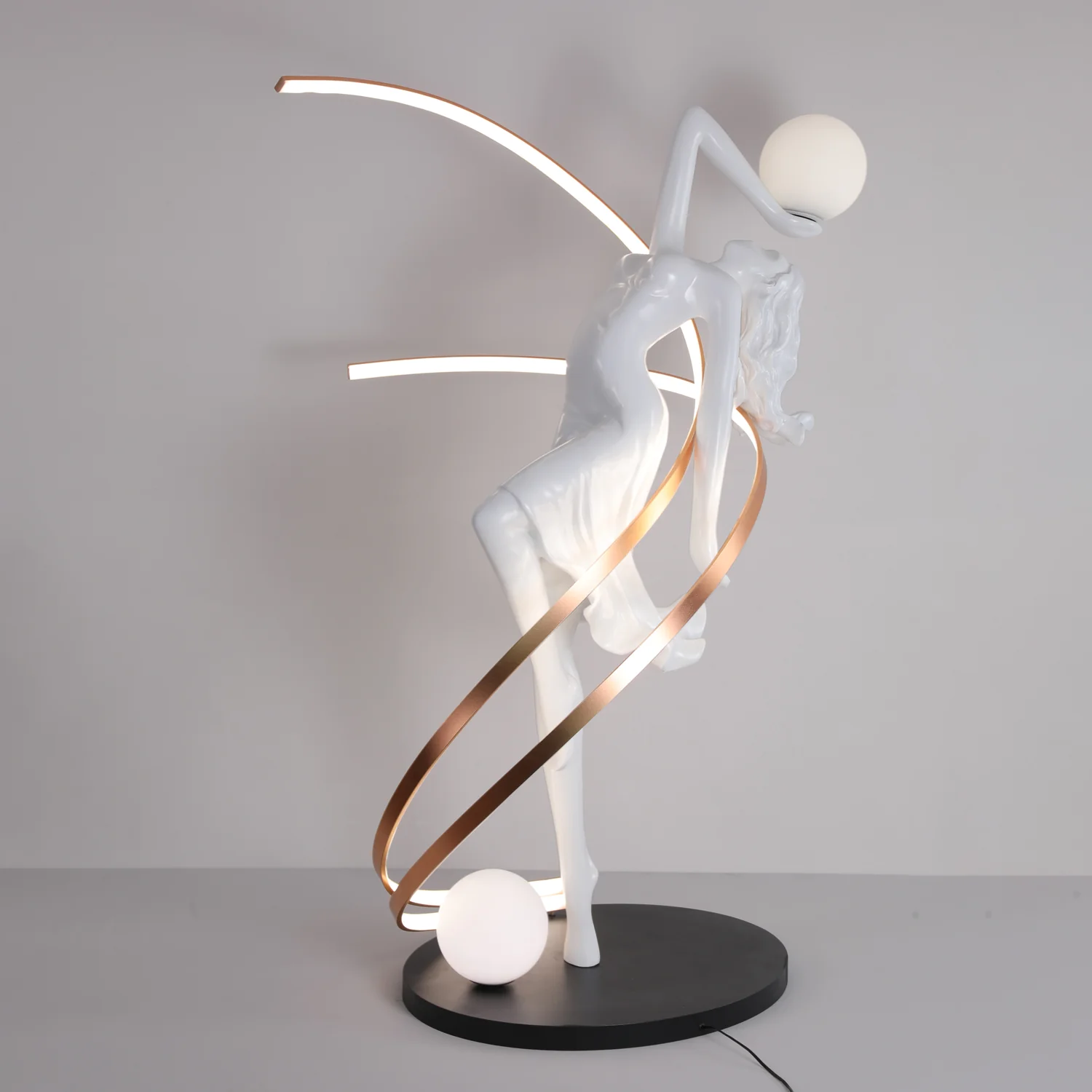 Misha Goddess Statue Floor Lamp - Image 34