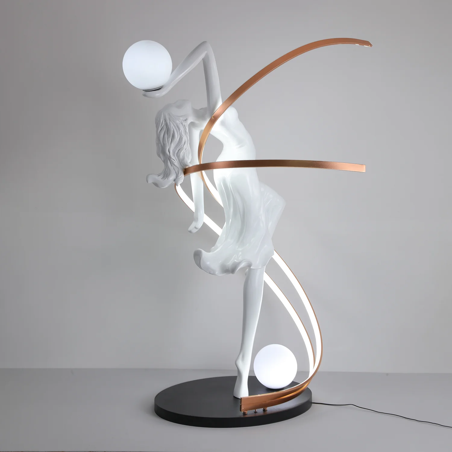 Misha Goddess Statue Floor Lamp - Image 35