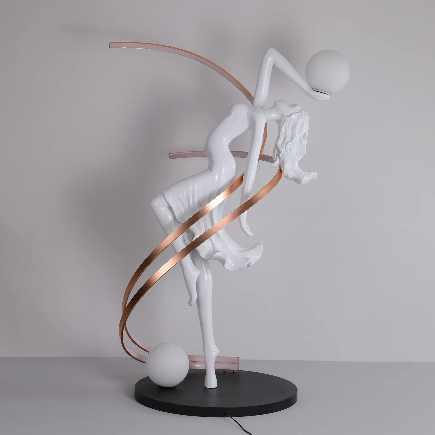 Misha Goddess Statue Floor Lamp - Image 40