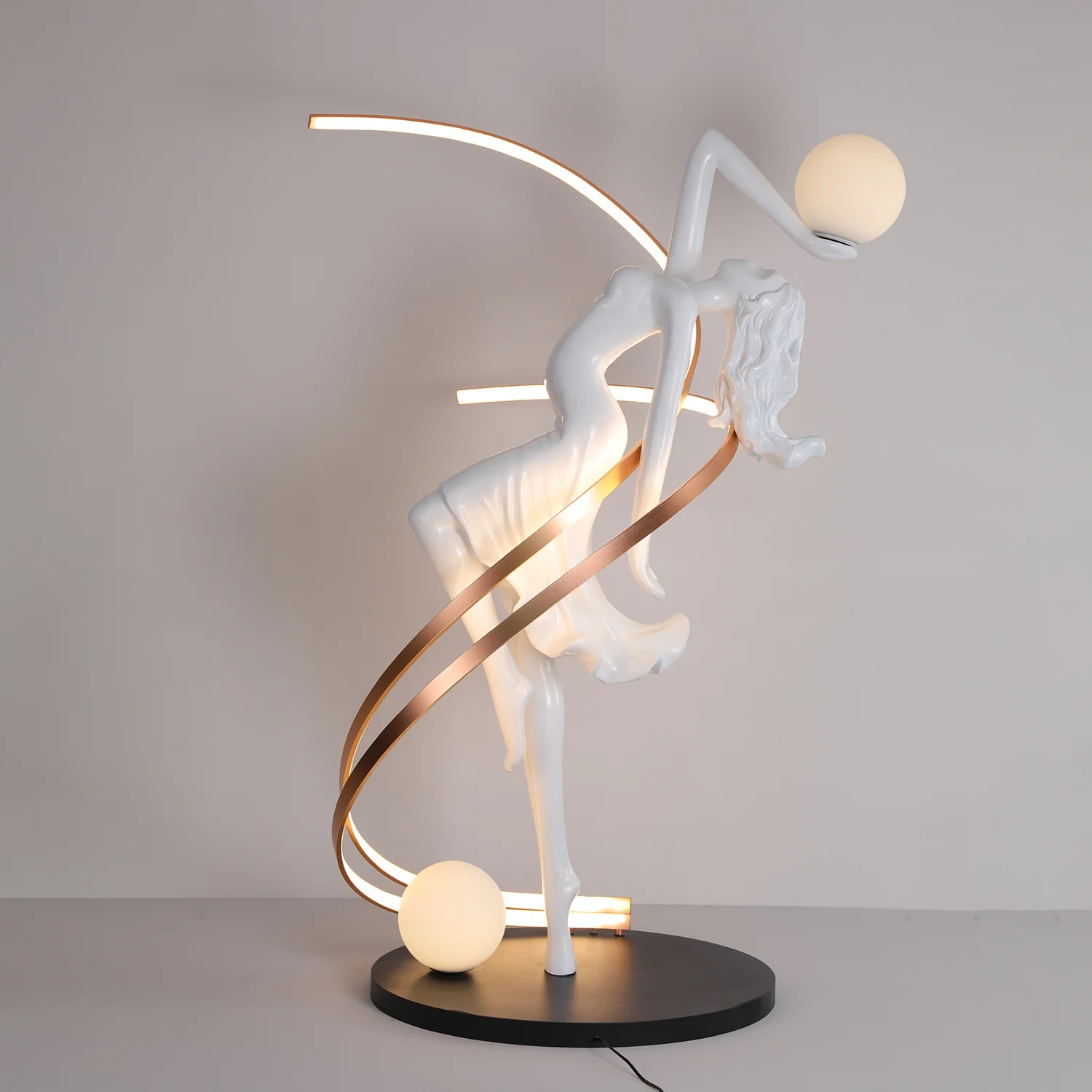 Misha Goddess Statue Floor Lamp - Image 42