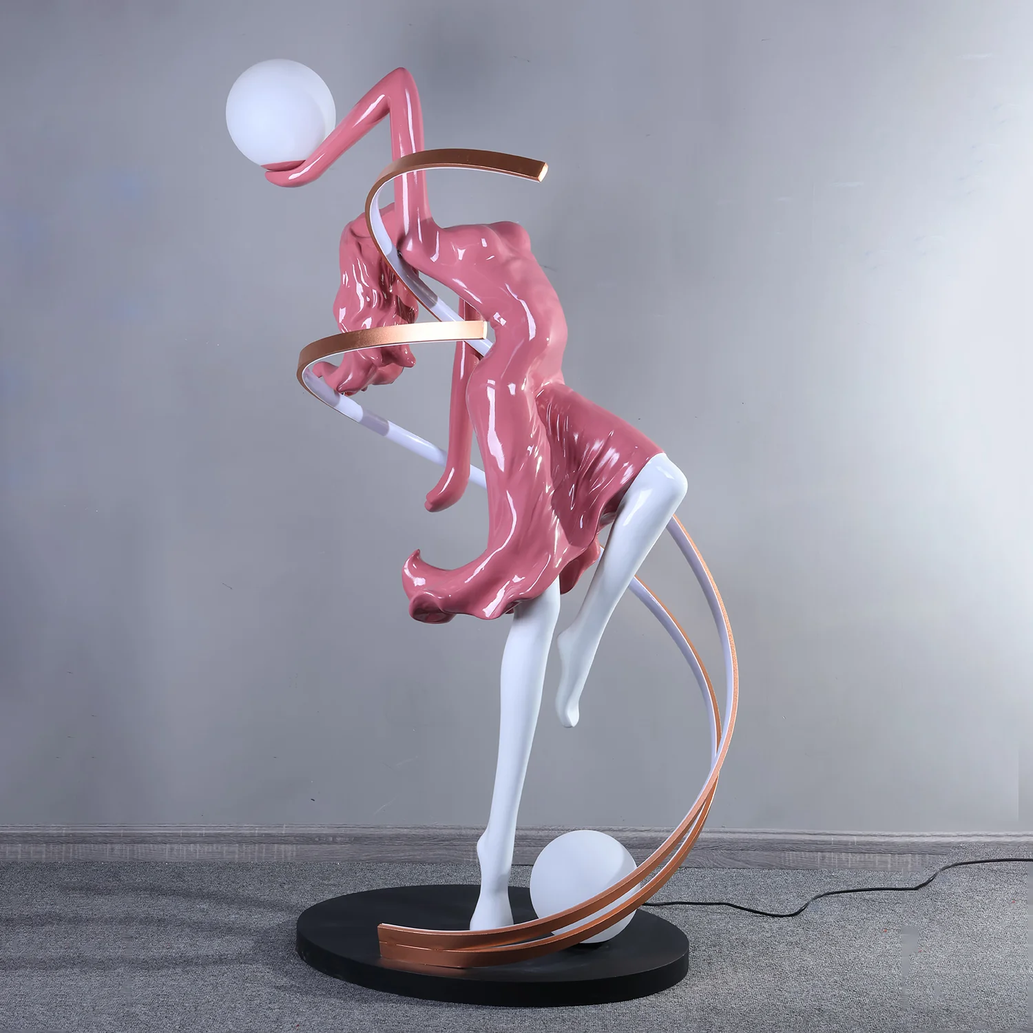 Misha Goddess Statue Floor Lamp - Image 44