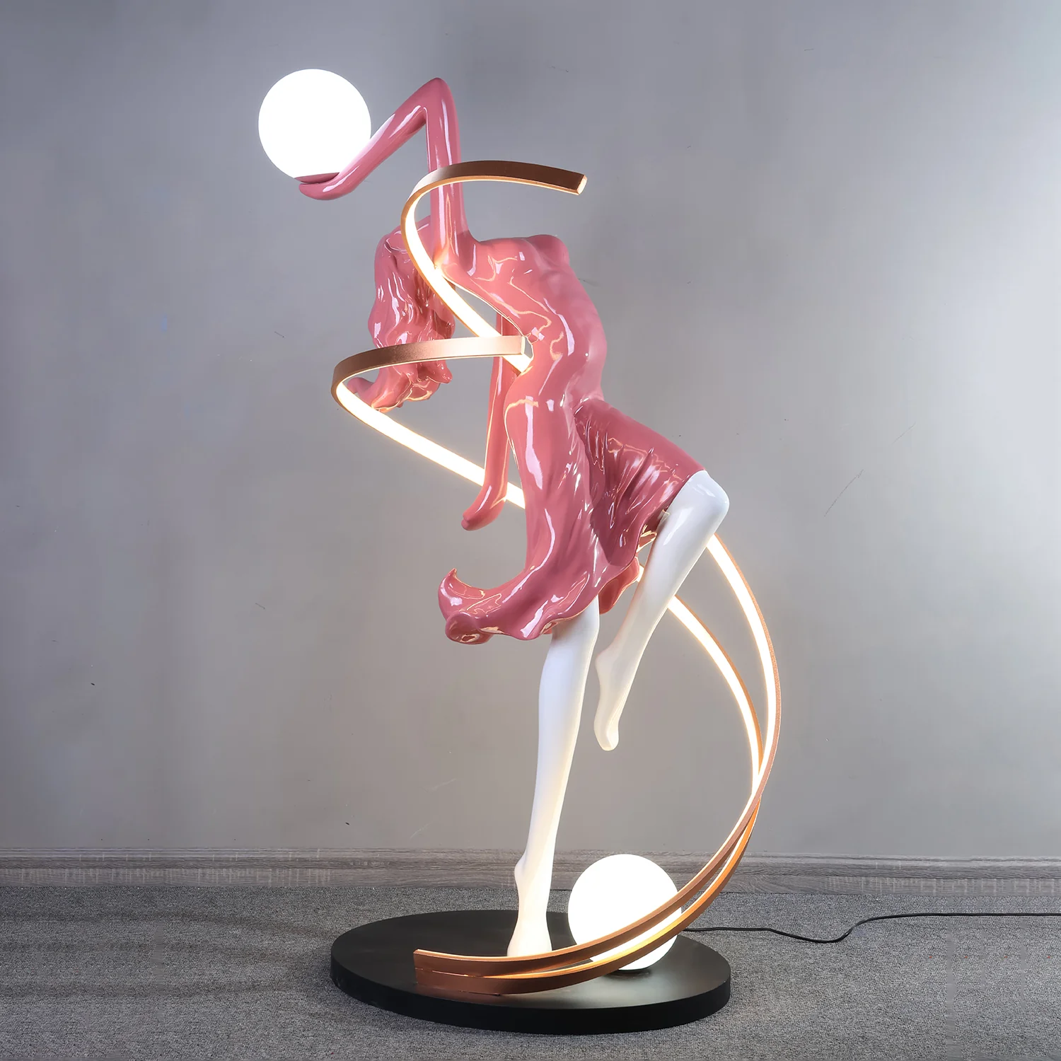 Misha Goddess Statue Floor Lamp - Image 45