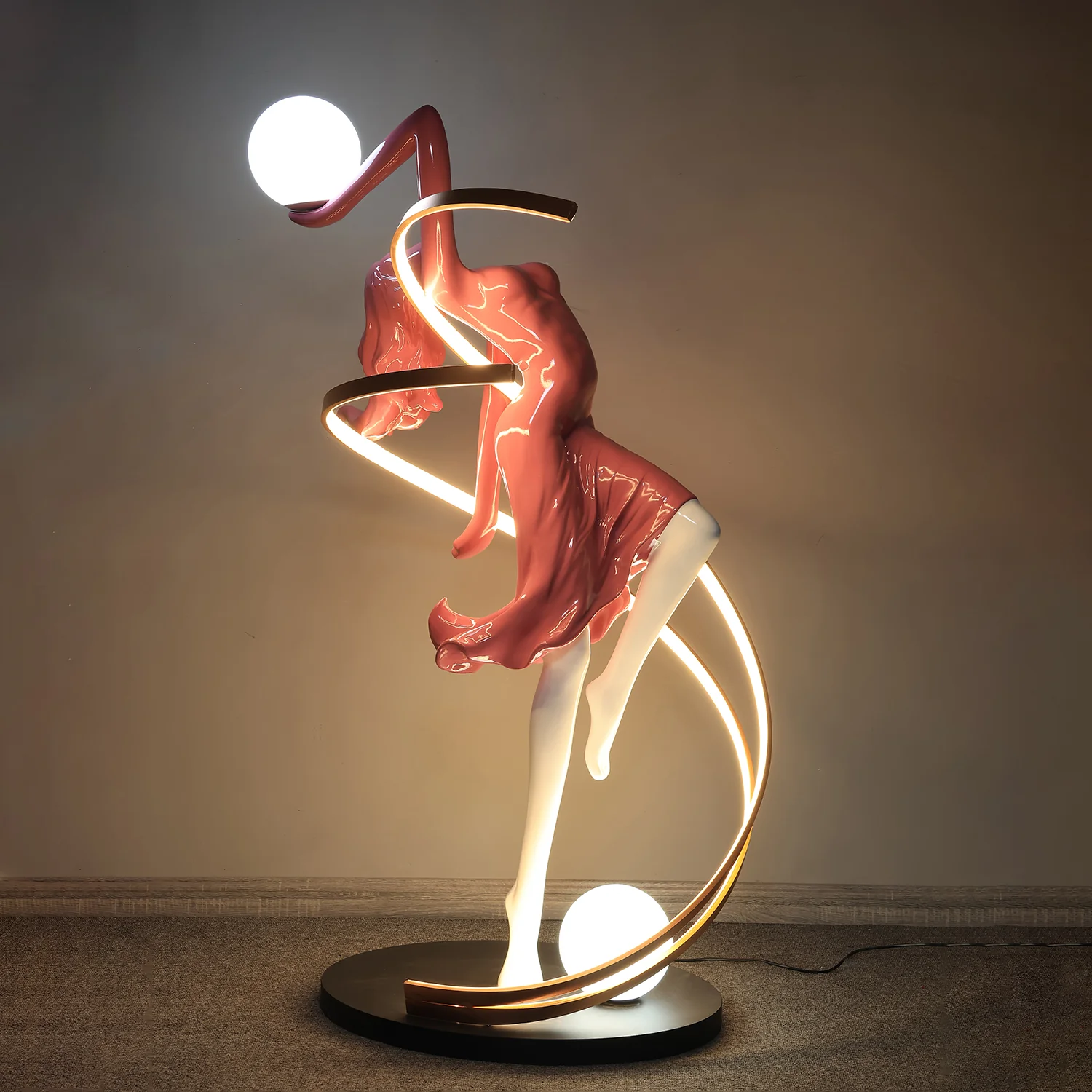 Misha Goddess Statue Floor Lamp - Image 46