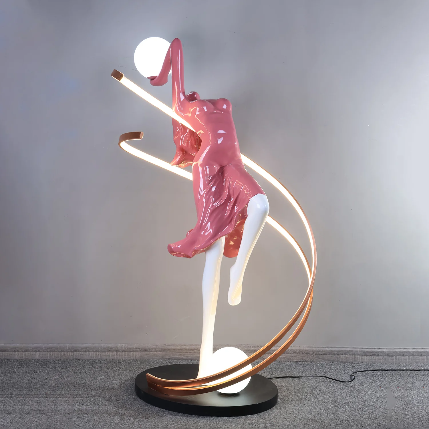 Misha Goddess Statue Floor Lamp - Image 47
