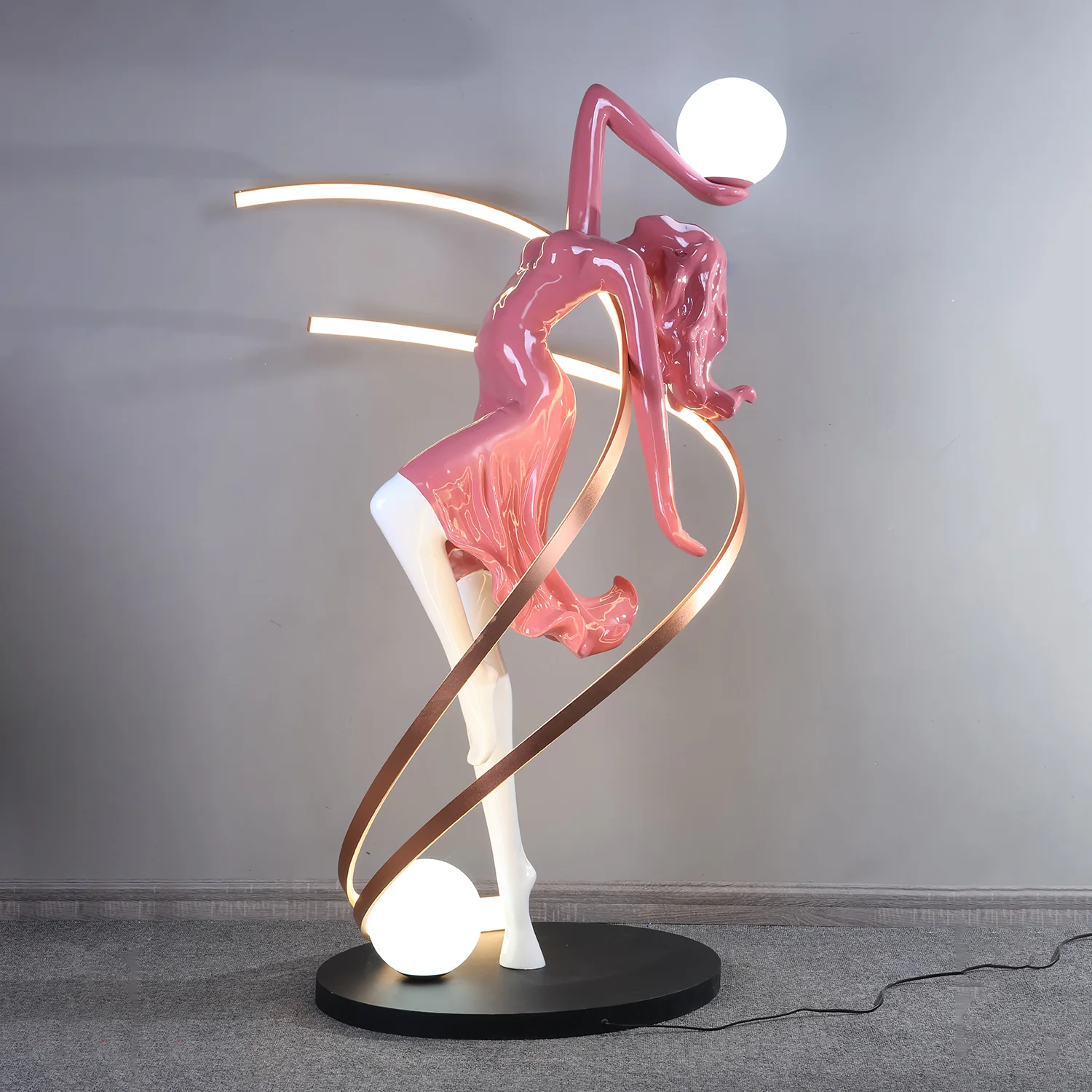 Misha Goddess Statue Floor Lamp - Image 49